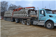 Concrete pipe arrives on site