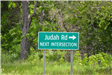 Judah Road Sign on Baldwin Road