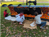 Students Painting the Plow