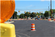 Looking north toward the Walton Blvd. and Sashabaw Rd. intersection after paving.