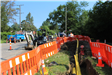 Consumers Energy gas main work along Greenfield Rd. on the Beverly Hills/Royal Oak border