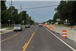 New asphalt on reconstructed eastbound Walton Blvd. in Waterford Township
