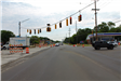 Newly constructed part of the Walton Blvd./Sashabaw Rd. intersection in Waterford Township