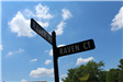 Raven Rd./Raven Ct. street sign in the Kirkwood SAD in Bloomfield Township