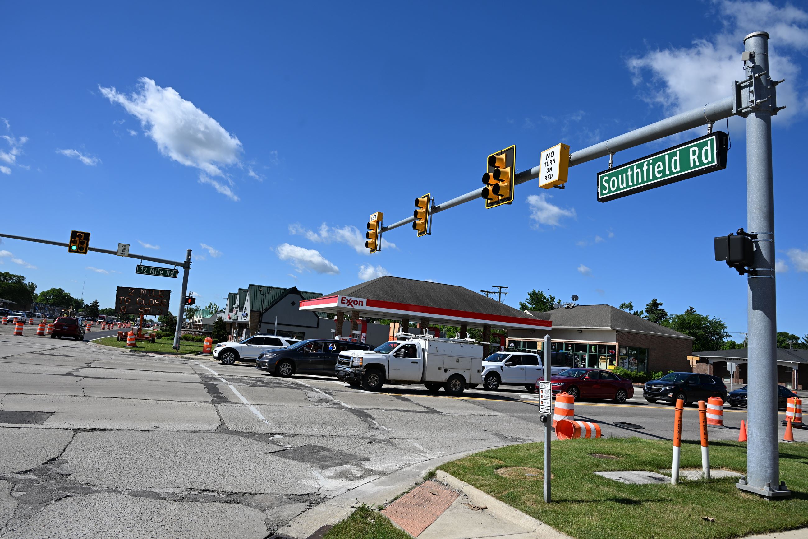 Corner of Southfield and 12 Mile Road