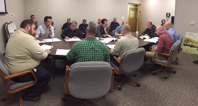Pre-construction meeting with West Bloomfield Twp for Orchard Lake Road project