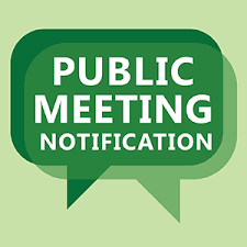 Public Meeting Notice