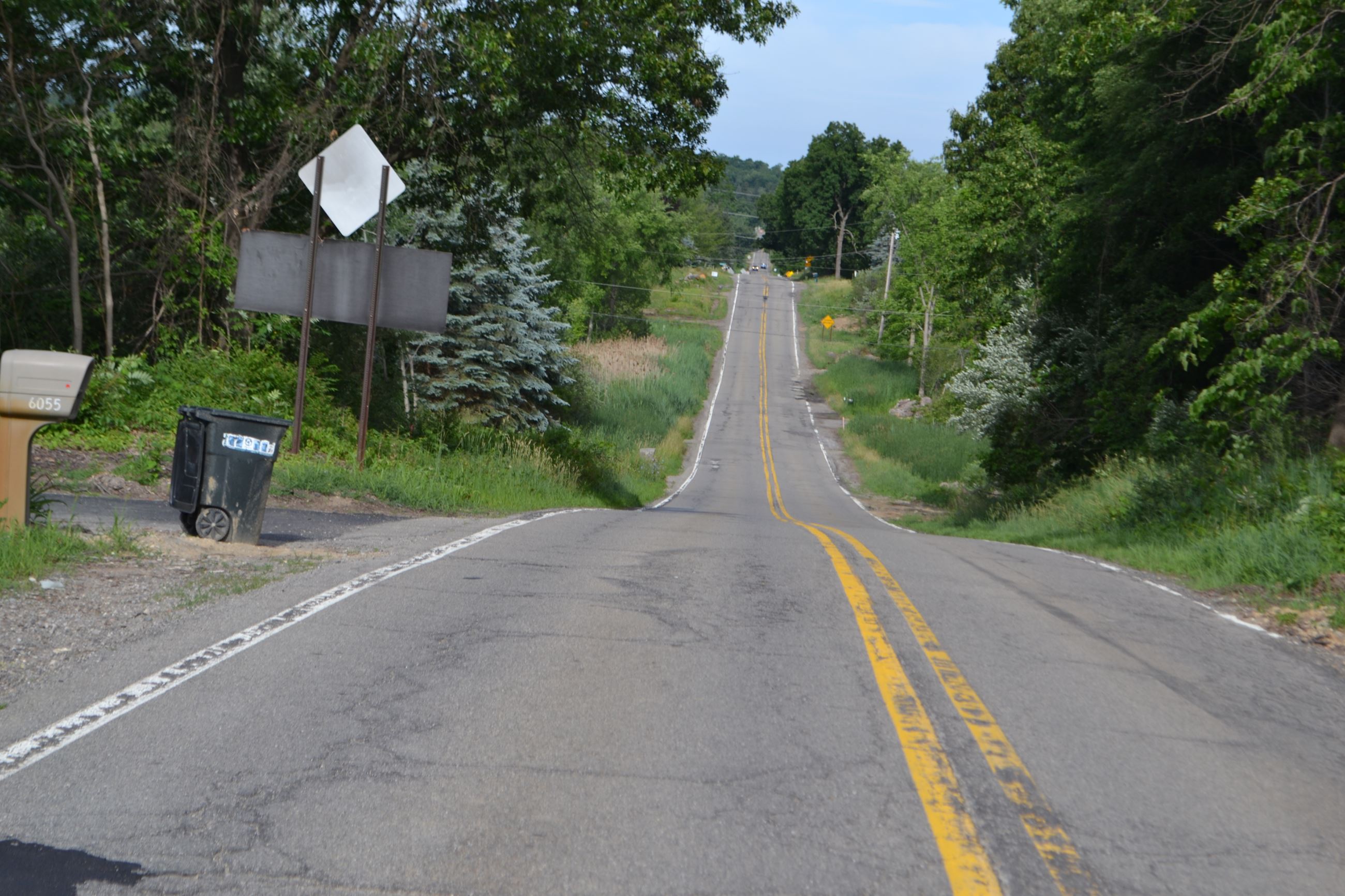 Tripp Road prior to construction