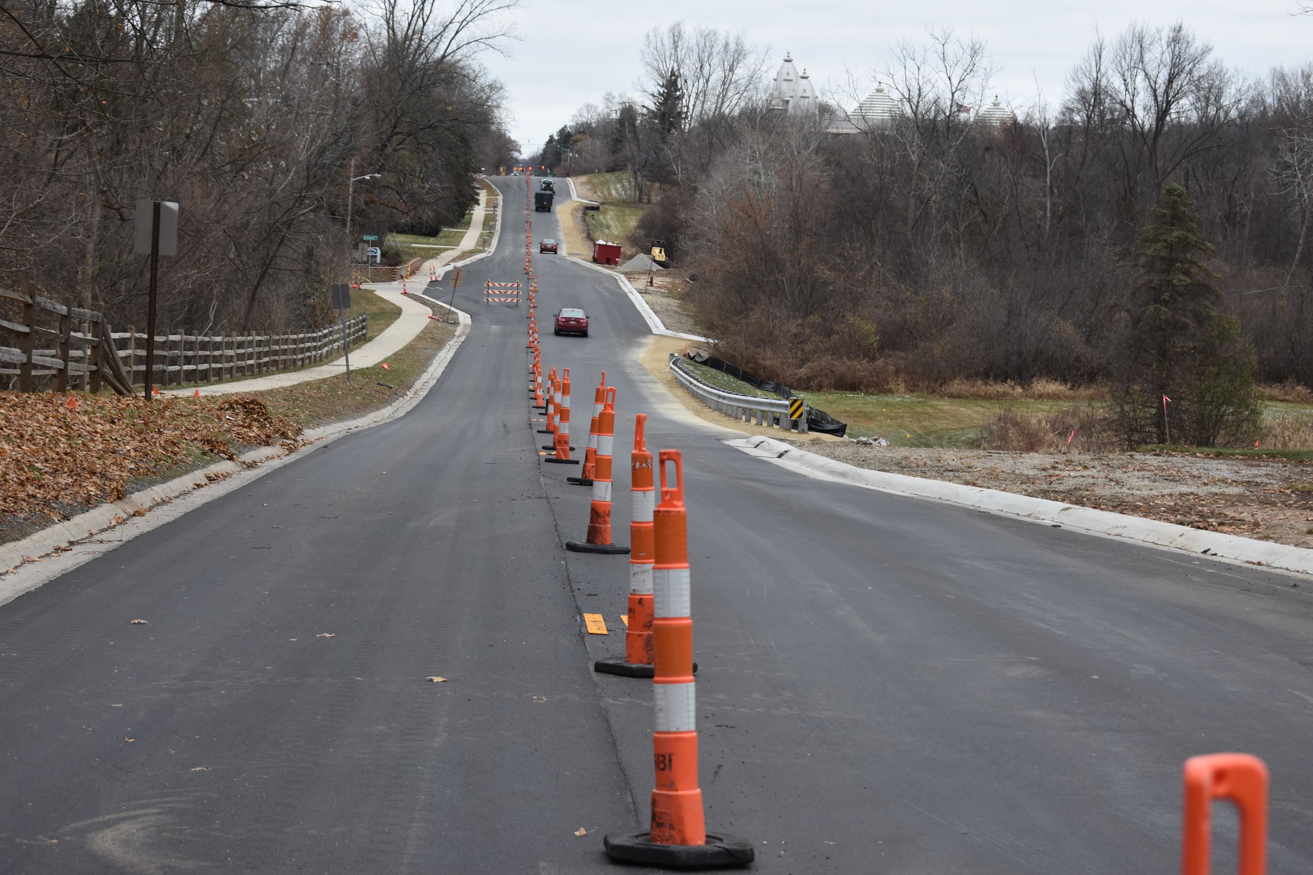 Adams Road between South Blvd and I-75 (looking south) taken on 11/28/18 