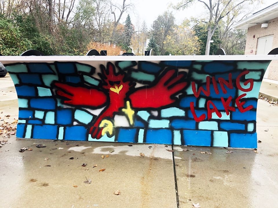 Front View of the Completed Plow