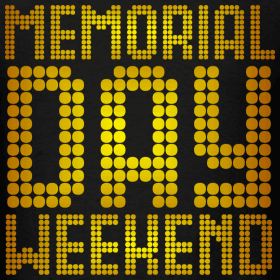 Memorial Day traffic sign