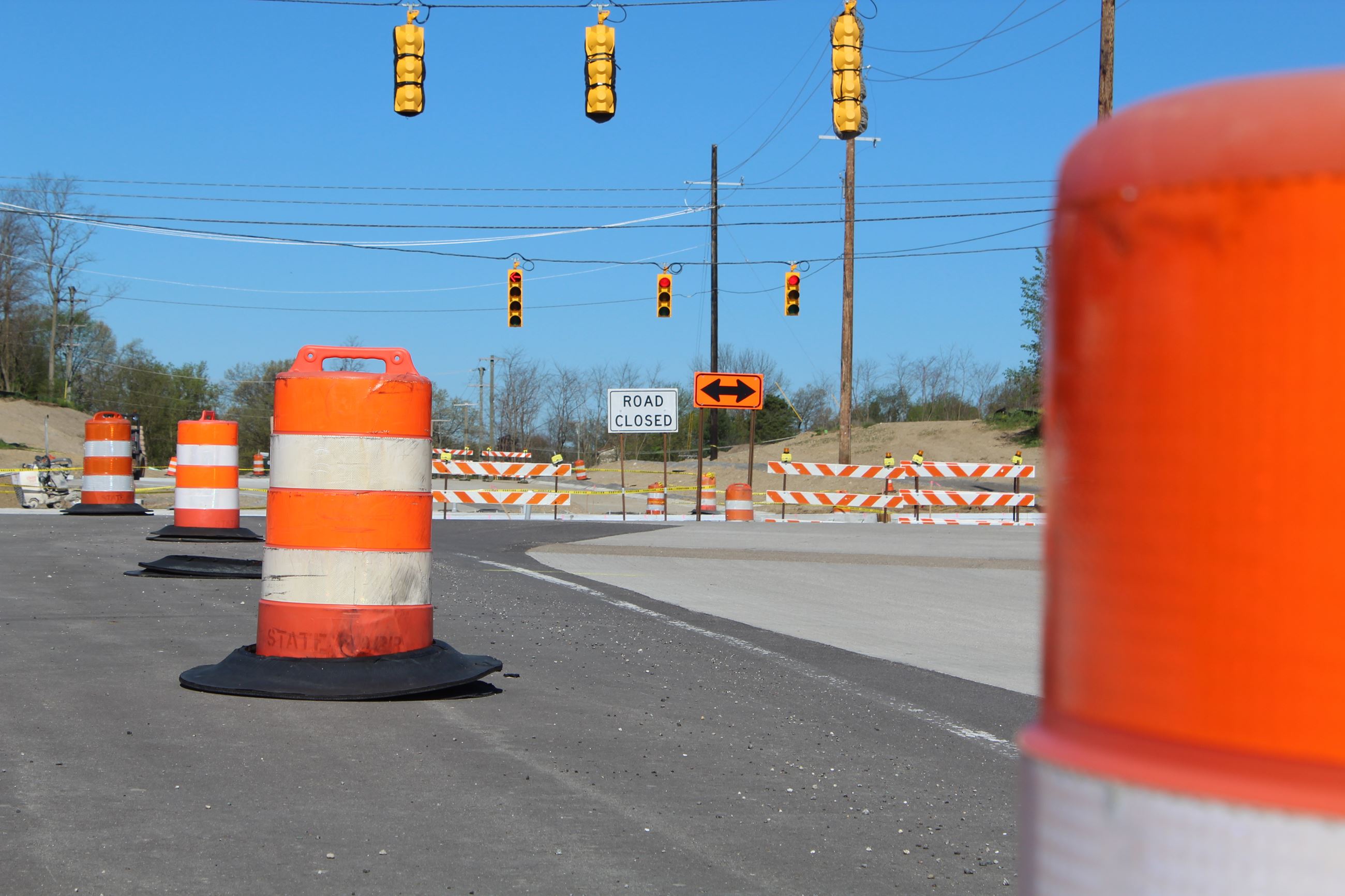 Intersection of Baldwin and Maybee Roads
