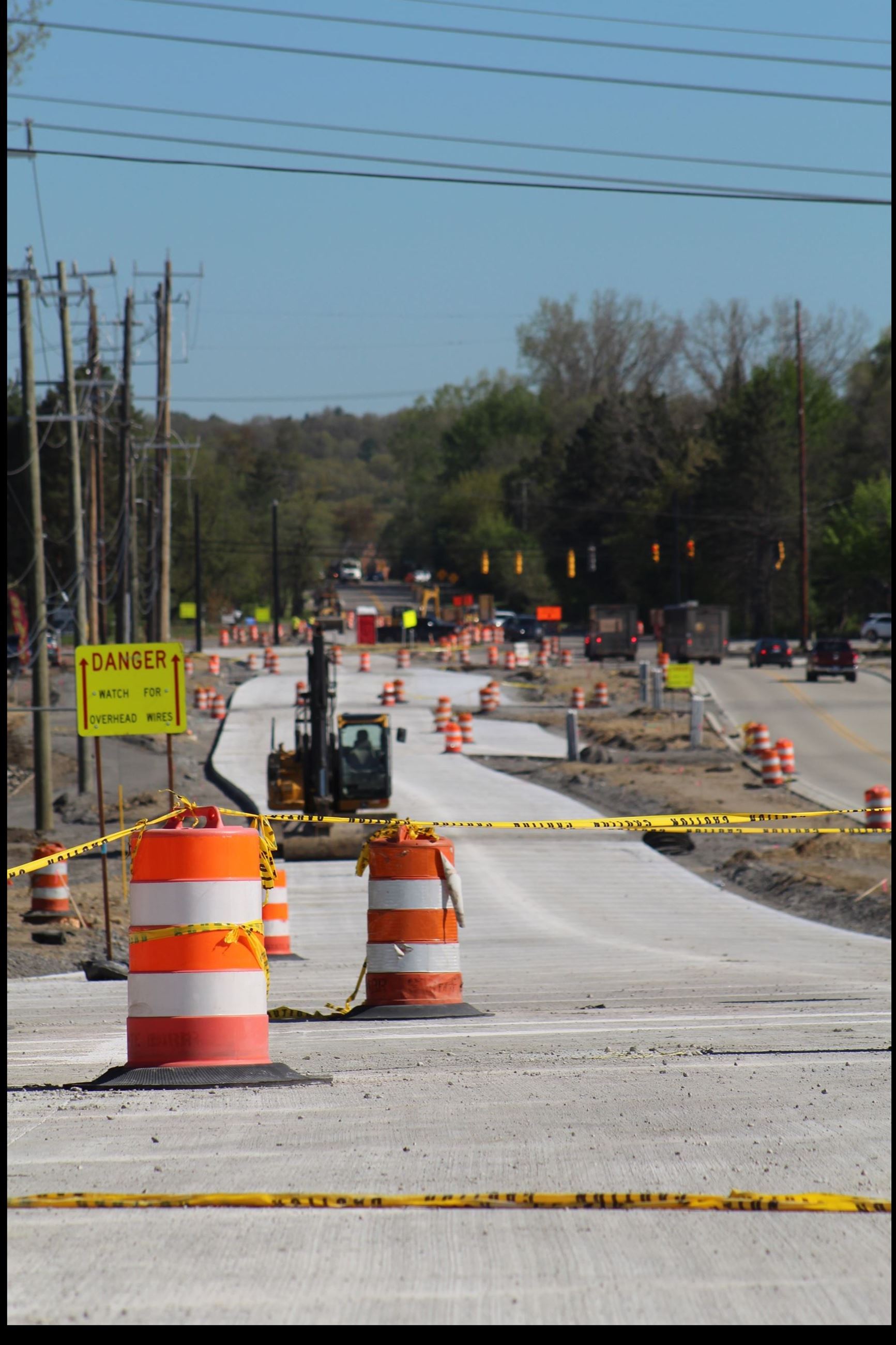 Baldwin and Waldon Road Intersection Looking North