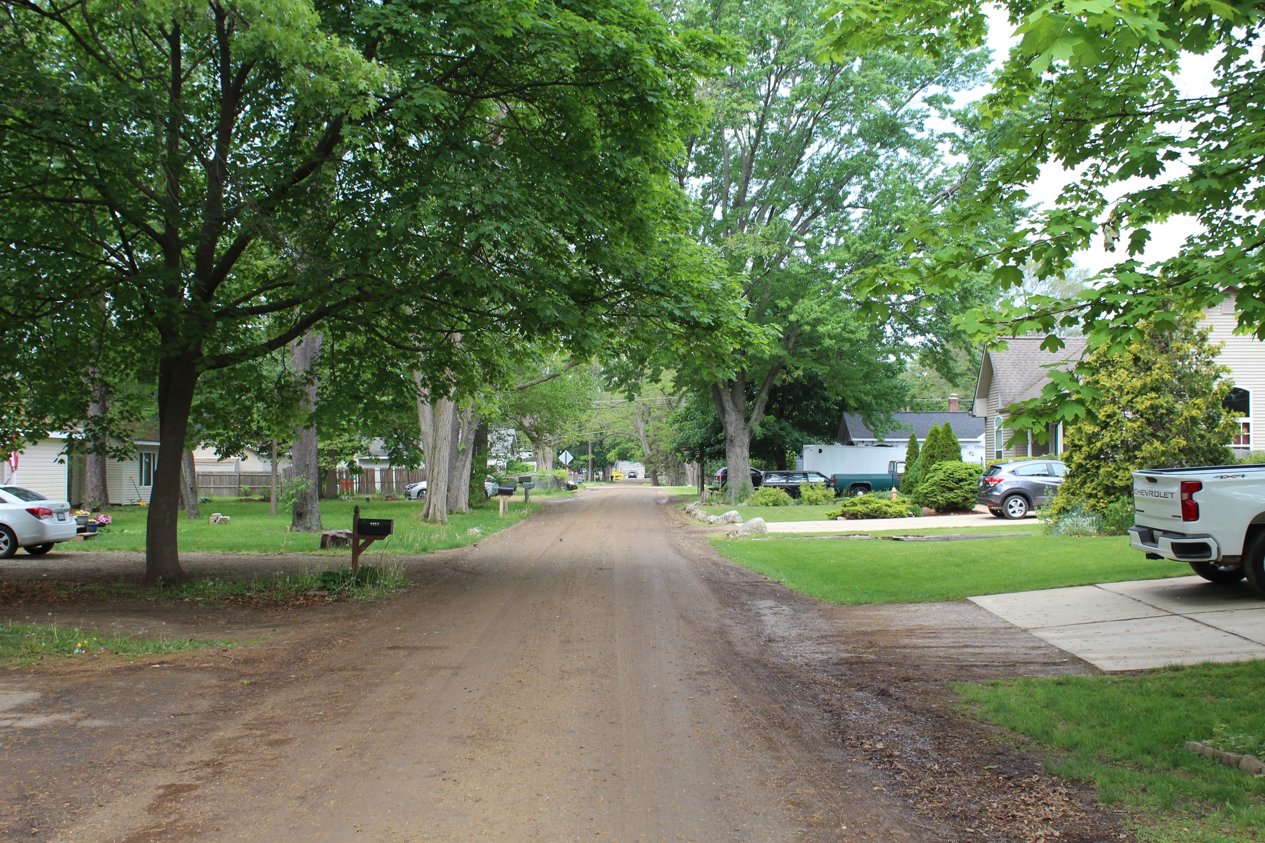 Special Assessment District Program on Ashdown Street pre construction in White Lake Charter Township