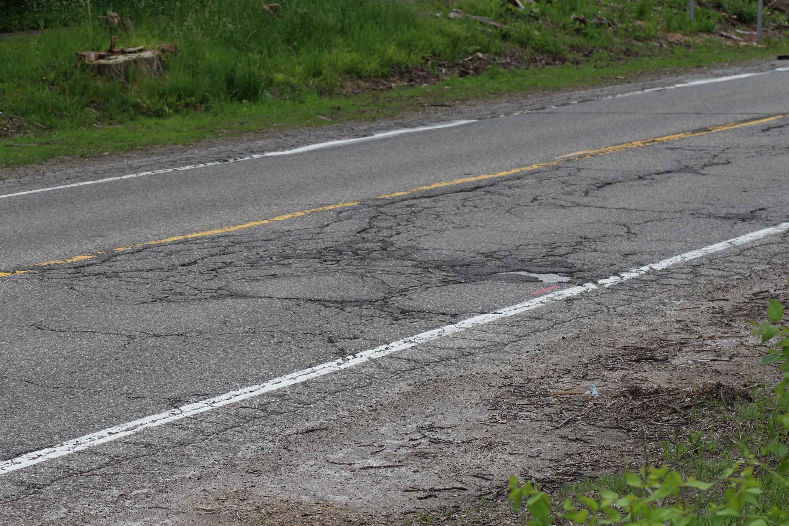 Adams Road pre-construction between Square Lake and Long Lake roads
