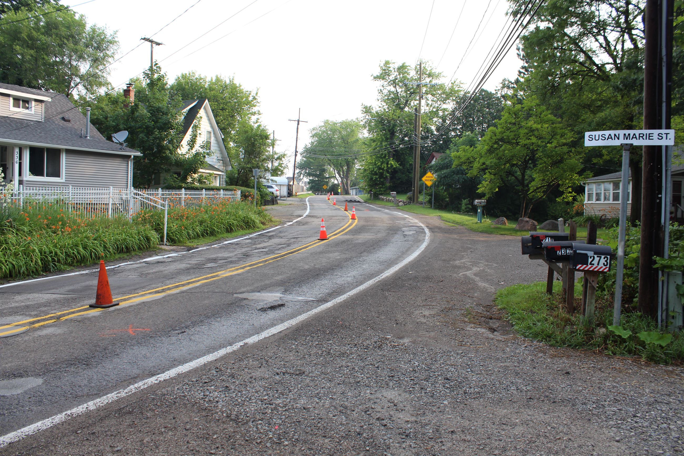 Heights Rd. before preservation overlay between Joslyn Rd. and Lapeer Rd.(M-24) in Orion Township